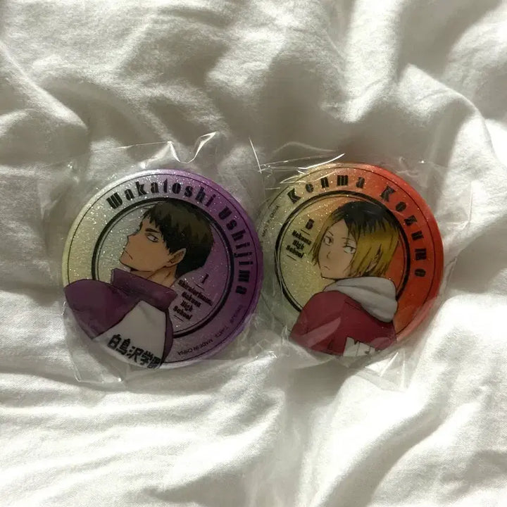 [BUNJANG] Haikyu! Flashback Sparkling Can Badge Bundle Set / 하이큐 돌아보는 반짝이는 캔뱃지 켄마 양도