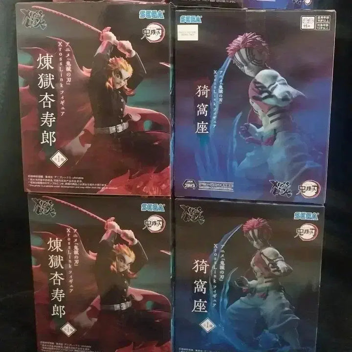 [BUNJANG] Demon Slayer Rengoku &amp; Akaza SEGA Figure Bundle Set / 귀멸의 칼날 렌고쿠/아카자 SEGA 피규어(일괄판매)