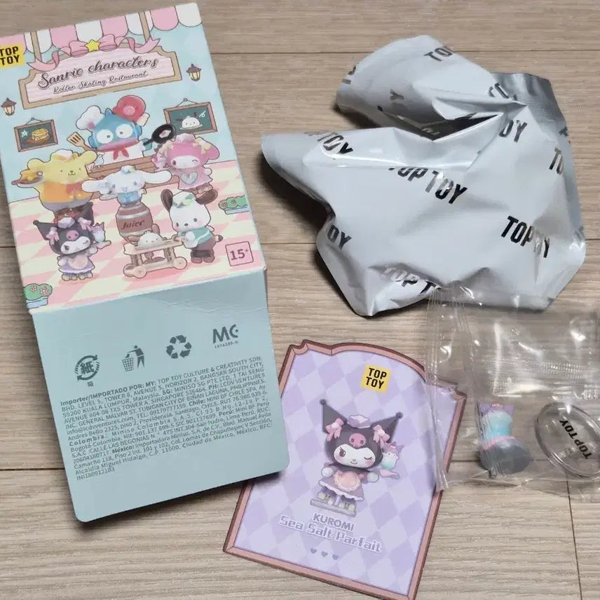 [BUNJANG] Toptoy Sanrio Roller Skating Restaurant Kuromi Figure / 탑토이 산리오 롤러스케이팅 레스토랑 피규어 쿠로미