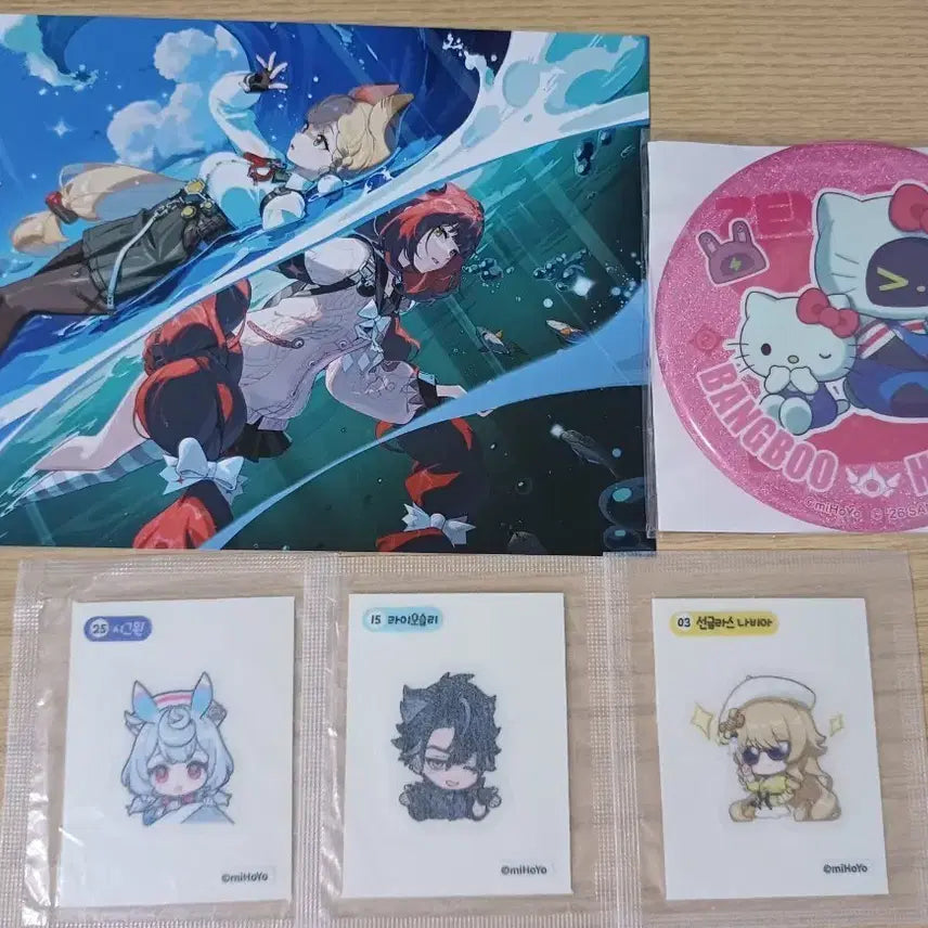 [BUNJANG] Zenless Zone Zero Maneki Neko Collaboration Postcard Set (Alice/Yuzha) / 젠레스 존 제로 마네키네코 콜라보 엽서(앨리스/유즈하 )