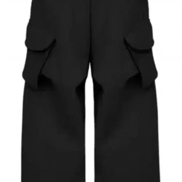 [BUNJANG] MJD Coin Seoul Wide Cargo Sweat Pants - Black / mjd 코인서울 와이드 카고 스웨트 팬츠 블랙