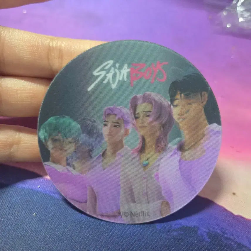 [BUNJANG] Kedahunt Lion Boys Lenticular Sticker / 케더헌 사자보이즈 굿즈