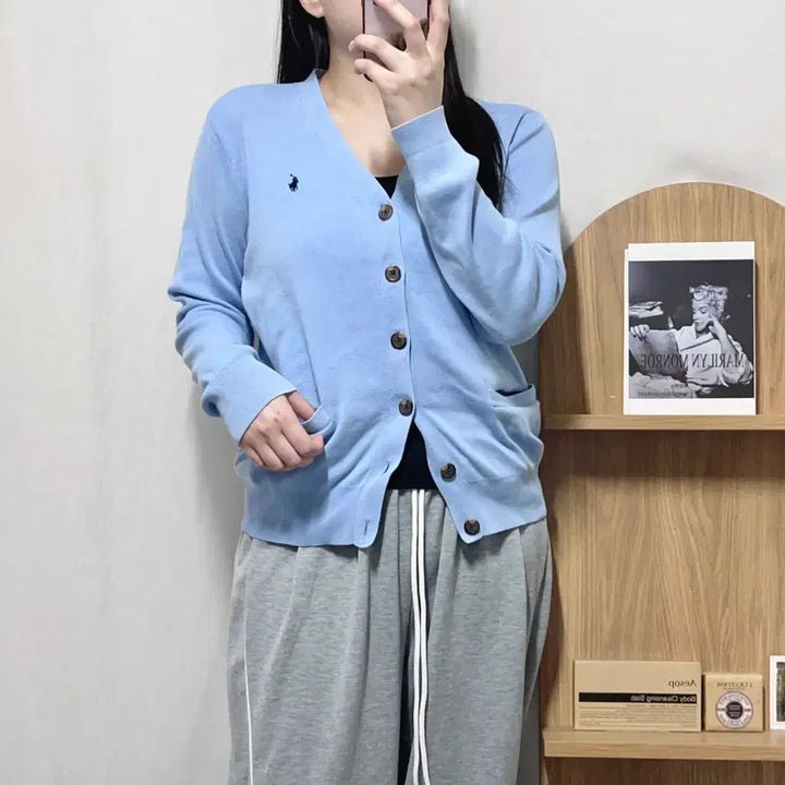 [BUNJANG] [정품] 폴로 소라 / 네이비포니 가디건 [ XL(18-20) ] / [정품] 폴로 소라 / 네이비포니 가디건 [ XL(18-20) ]