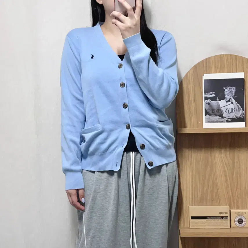 [BUNJANG] [정품] 폴로 소라 / 네이비포니 가디건 [ XL(18-20) ] / [정품] 폴로 소라 / 네이비포니 가디건 [ XL(18-20) ]