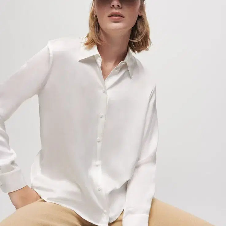 [BUNJANG] MAJE Silk Blouse / MAJE 마쥬 실크 셔츠 블라우스 1