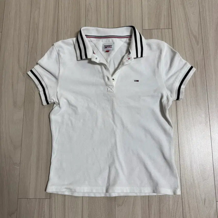 [SOLD OUT] 타미힐피거 여성 흰색 카라티 xs
