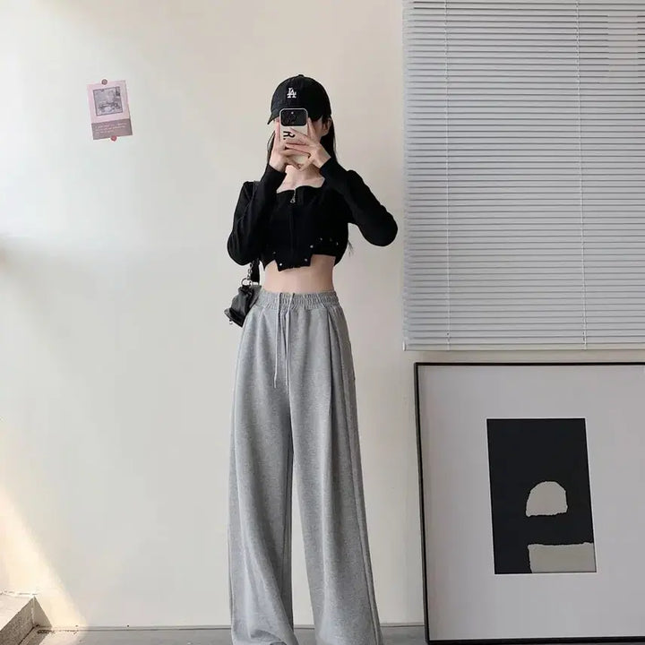 [BUNJANG] Side Pleated Wide Pants / 새상품_사이드 핀턱 와이드 팬츠