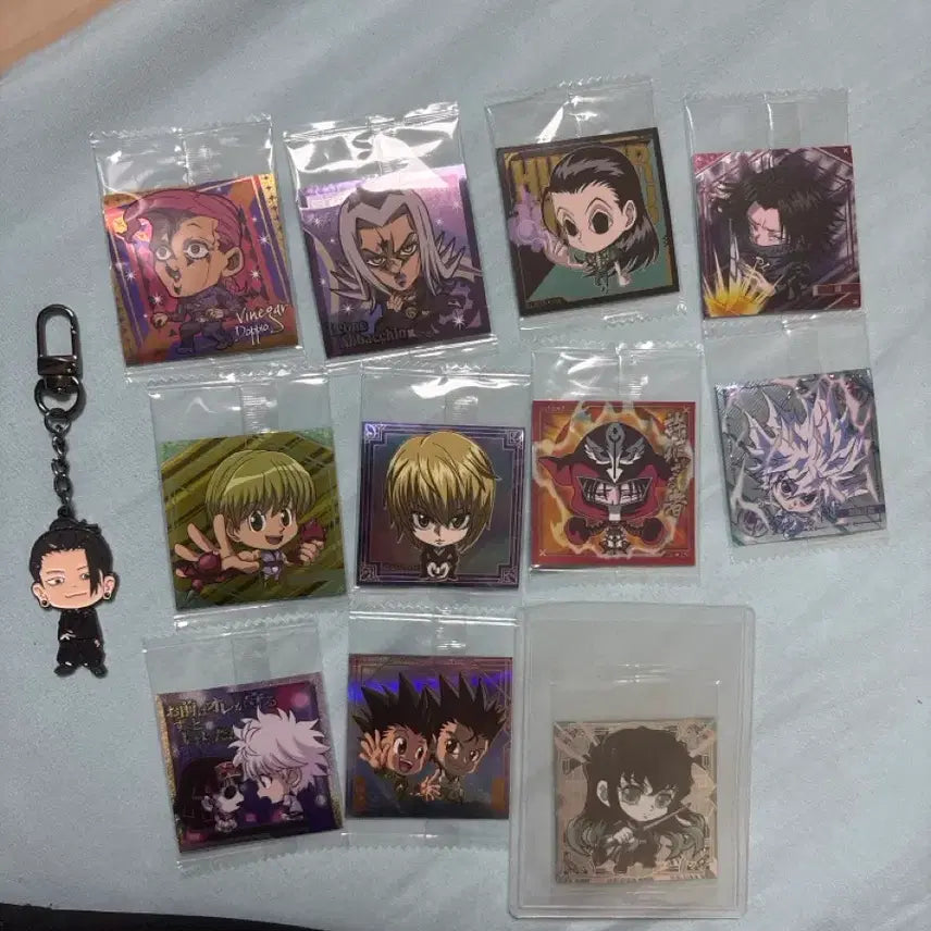 [BUNJANG] Anime Wafer Seal Set - Hunter x Hunter, Demon Slayer, Jojo&