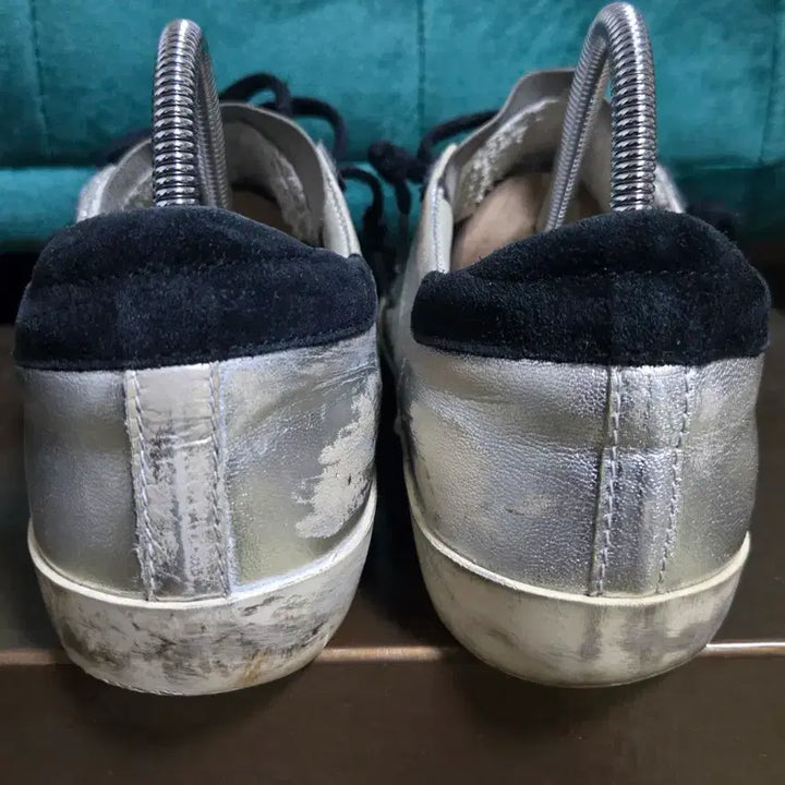 [BUNJANG] Golden Goose Silver Blackstar Sneakers / 골든구스 실버 블랙스타 37사이즈.