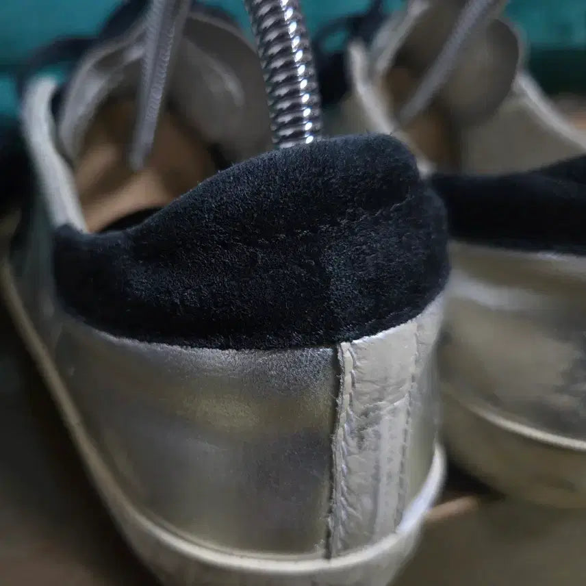 [BUNJANG] Golden Goose Silver Blackstar Sneakers / 골든구스 실버 블랙스타 37사이즈.
