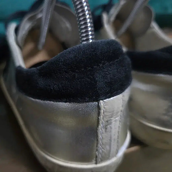 [BUNJANG] Golden Goose Silver Blackstar Sneakers / 골든구스 실버 블랙스타 37사이즈.