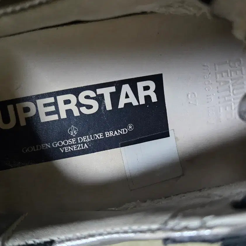 [BUNJANG] Golden Goose Silver Blackstar Sneakers / 골든구스 실버 블랙스타 37사이즈.