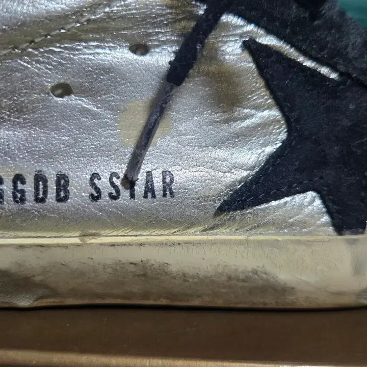 [BUNJANG] Golden Goose Silver Blackstar Sneakers / 골든구스 실버 블랙스타 37사이즈.