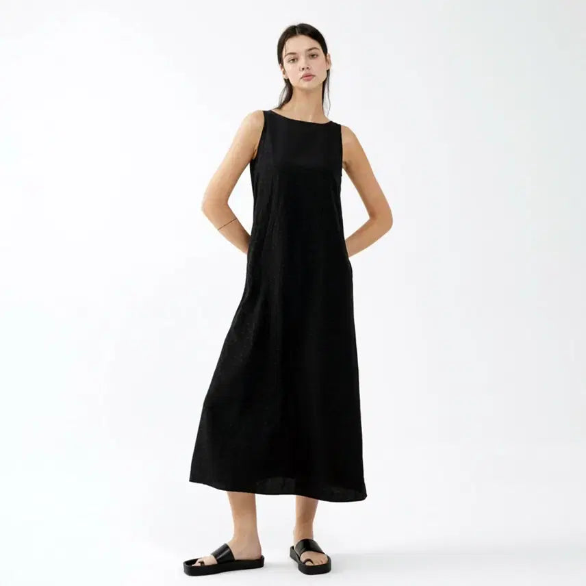 [BUNJANG] YUERE Sleeveless Long Dress / 유에르(YUERE) 슬리브리스 롱 원피스 55 새상품