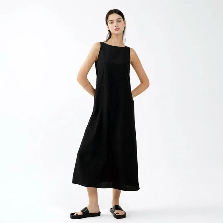 [BUNJANG] YUERE Sleeveless Long Dress / 유에르(YUERE) 슬리브리스 롱 원피스 55 새상품
