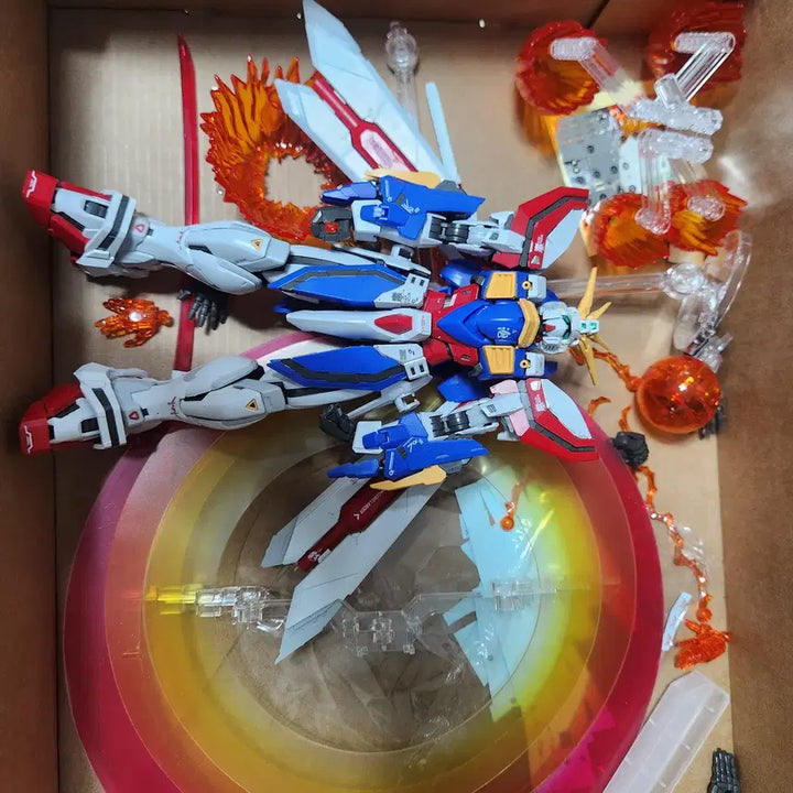 [BUNJANG] Fat Cat 1/100 God Gundam Completed Model / FAT CAT 1/100 갓 건담 조립 완성품