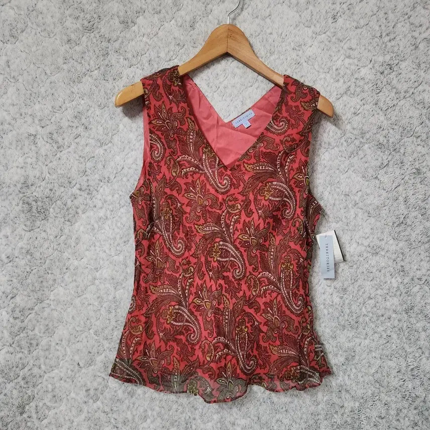 [BUNJANG] Territories Sleeveless Blouse - Size L / 214A [L] 새제품 Territories  민소매 블라우스