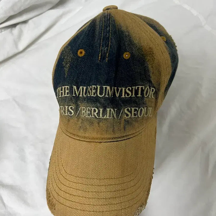 [BUNJANG] The Museum Visitor Washed Denim Ball Cap / 더뮤지엄비지터 워시드 데님 볼캡