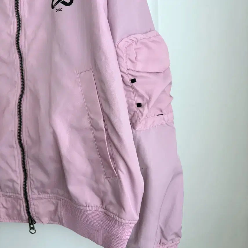 [BUNJANG] BCC Gore-Tex Infinium Bomber Jacket Pink / BCC 고어텍스 인피니움 봄버 자켓 핑크