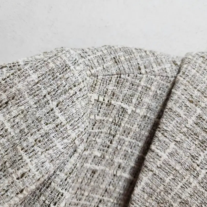 [BUNJANG] Bowen Summer Tweed Short Sleeve Jacket / 보웬 썸머 트위드 반팔자켓