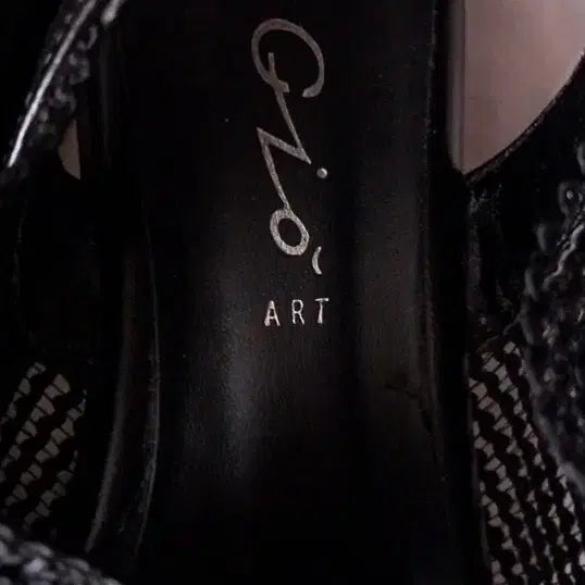 [BUNJANG] GIO Art Black Mesh Sandals / GIO 아트 블랙 메쉬 샌들 슬리퍼