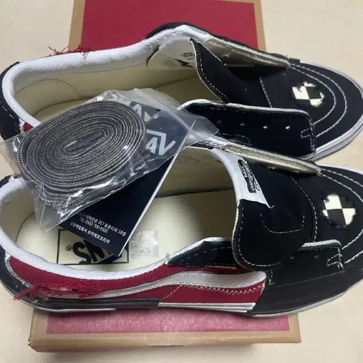 [SOLD OUT] 반스 스케이트 로우 리컨스트럭트 블랙 275mm 새상품