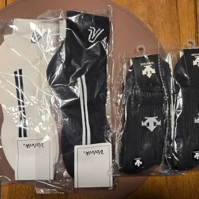 [BUNJANG] Volvik/Descente Golf Socks (4 Pairs) / (새상품)볼빅/데상트 골프 양말 4컬레