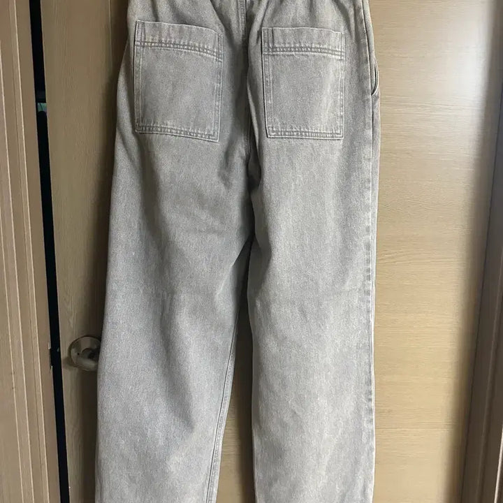 [BUNJANG] WooYoungMi 24SS Grey Single-Pleat Banding Denim Pants / [46]우영미 24SS 그레이 원턱 밴딩 데님팬츠