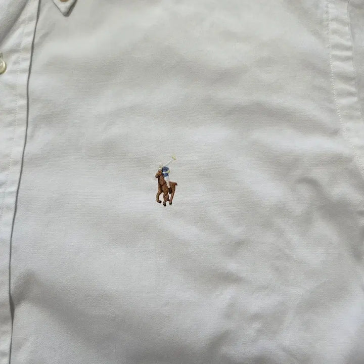 [BUNJANG] Polo Ralph Lauren White Button-Down Shirt / 100~105) 폴로 랄프로렌 화이트 셔츠 남방