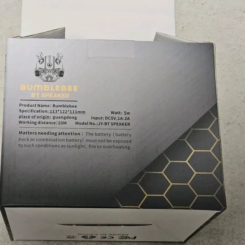 [SOLD OUT] 범블비블루투스스피커 새제품