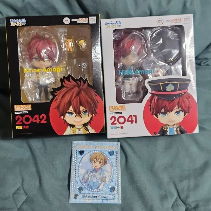 [BUNJANG] Ensemble Stars Amagi Rinne &amp; Hiiro Nendoroid Figure (Sealed) / 앙스타 아마기 린네 히이로 넨도로이드 미개봉
