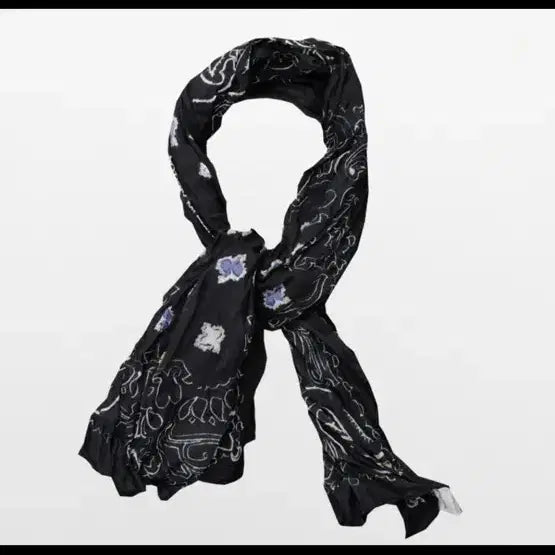 [BUNJANG] TheMuseum Visitor Printed Scarf / 더뮤지엄 비지터 스카프