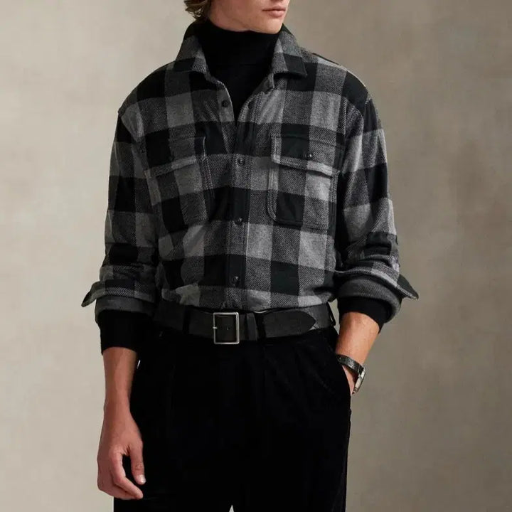 [BUNJANG] Polo Ralph Lauren Buffalo Plaid Flannel Shirt / 폴로 버팔로 플래드 플란넬 셔츠 M