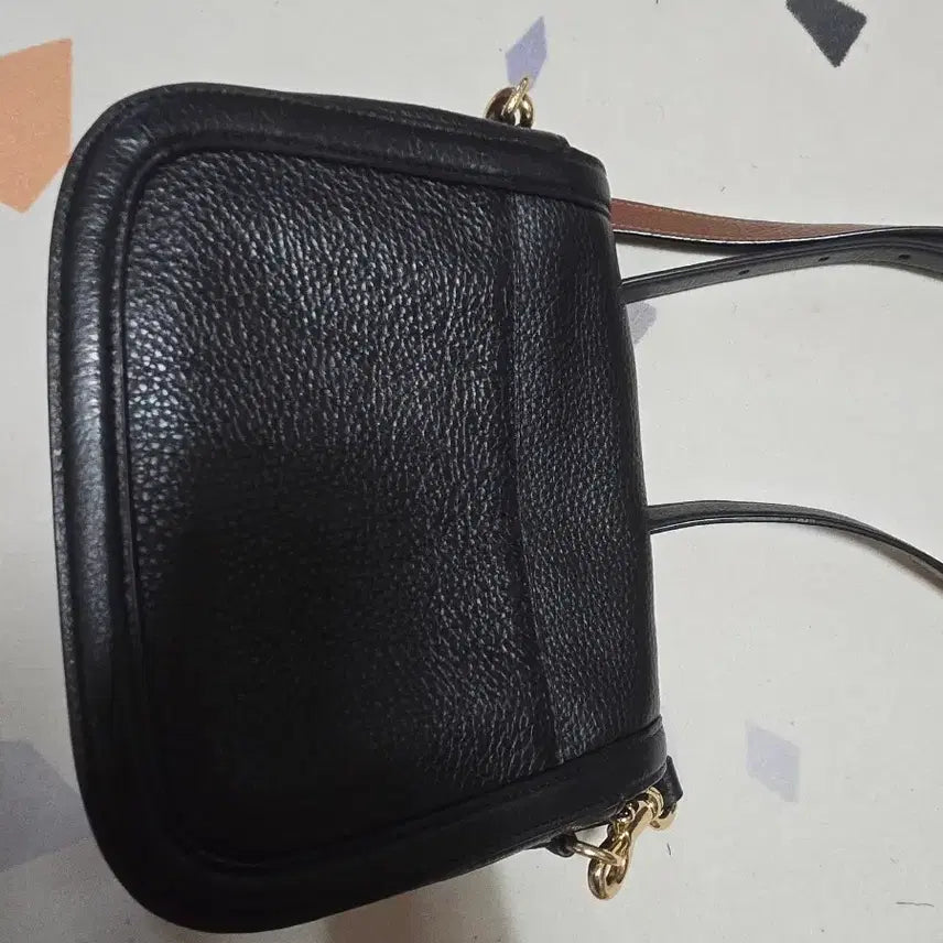 [BUNJANG] Coach Horse and Carriage Saddle Bag Black / 코치 홀스 앤 캐리지 새들백 블랙