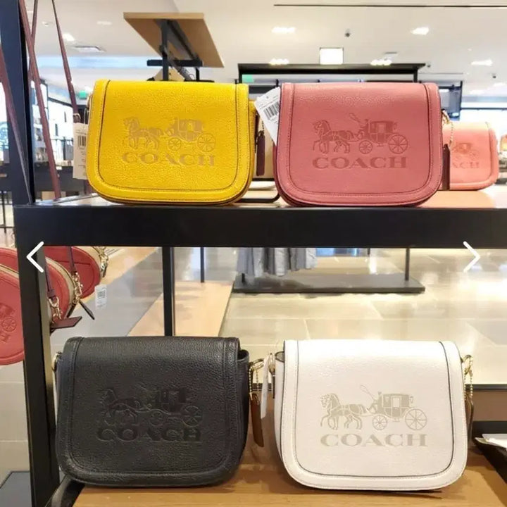 [BUNJANG] Coach Horse and Carriage Saddle Bag Black / 코치 홀스 앤 캐리지 새들백 블랙