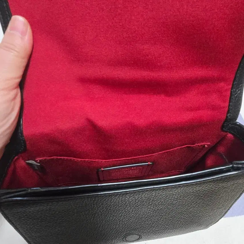 [BUNJANG] Coach Horse and Carriage Saddle Bag Black / 코치 홀스 앤 캐리지 새들백 블랙