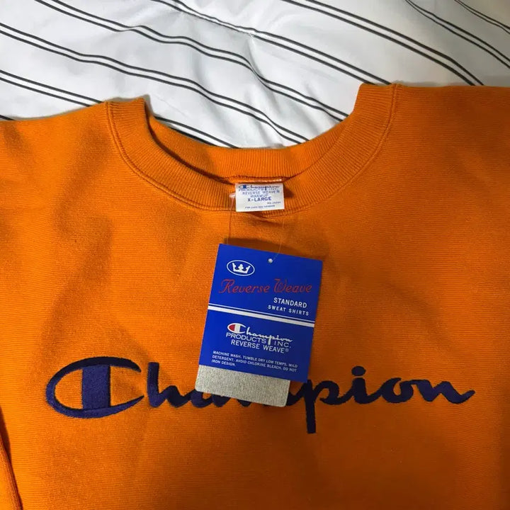 [BUNJANG] Champion Blue Tag Reverse Weave Sweatshirt XL / 챔피온 블루택 리버스위브 맨투맨 XL