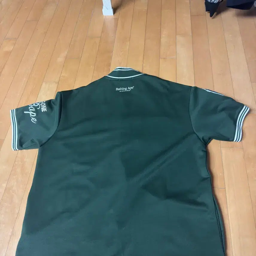 [BUNJANG] BAPE Baseball Jersey Short Sleeve Shirt Navy XL / (정품) 베이프 베이스볼 저지 숏슬리브 셔츠 네이비 XL