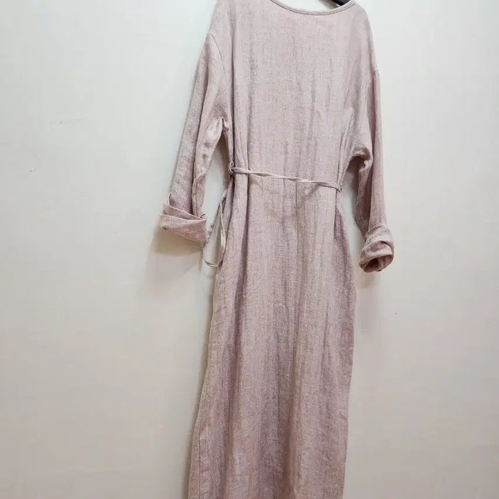 [SOLD OUT] hey,u 린넨 셔츠 롱 벨트원피스