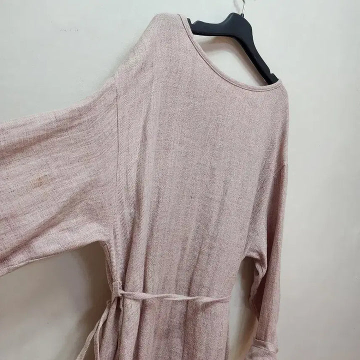 [SOLD OUT] hey,u 린넨 셔츠 롱 벨트원피스