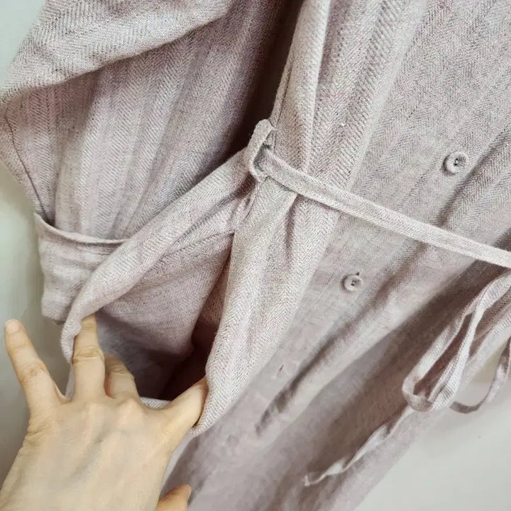 [SOLD OUT] hey,u 린넨 셔츠 롱 벨트원피스