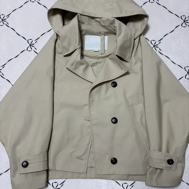 [BUNJANG] ZARA Waterproof Short Trench Jacket / 자라 워터프루프 숏 트렌치자켓