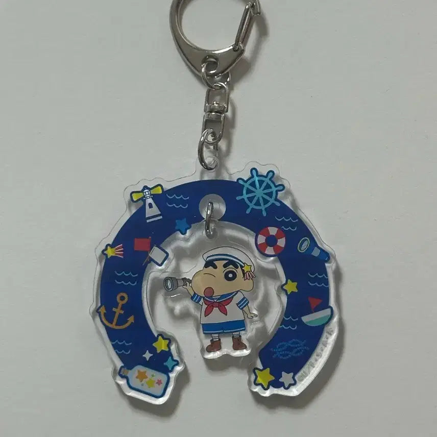 [BUNJANG] Crayon Shin-chan Summer Acrylic Keyring / 짱구 여름 아크릴 키링