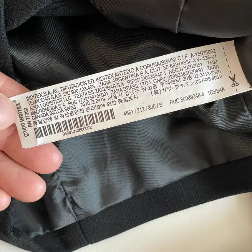 [BUNJANG] Zara Black Short Jacket Size S / 자라 블랙 숏 자켓 S사이즈