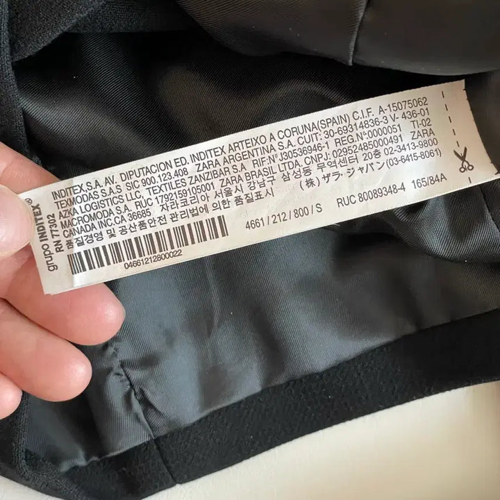 [BUNJANG] Zara Black Short Jacket Size S / 자라 블랙 숏 자켓 S사이즈