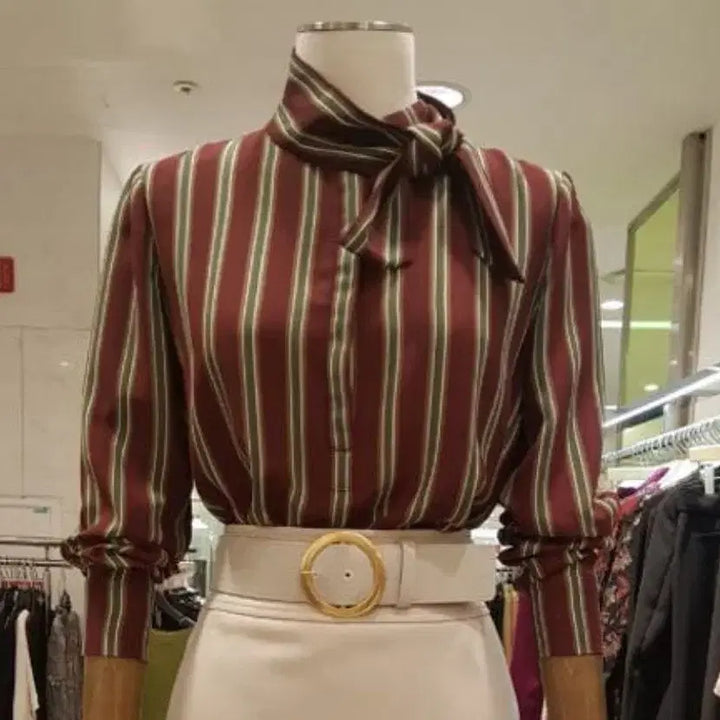 [BUNJANG] MOJO. S. PINE Striped Blouse / (모조에스핀) 스트라이프 블라우스 55