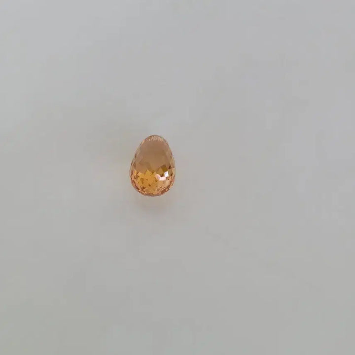 [BUNJANG] Water Drop Cut Orange Gemstones (6 pcs) / 물방울 컷팅 오렌지 원석 (6개)