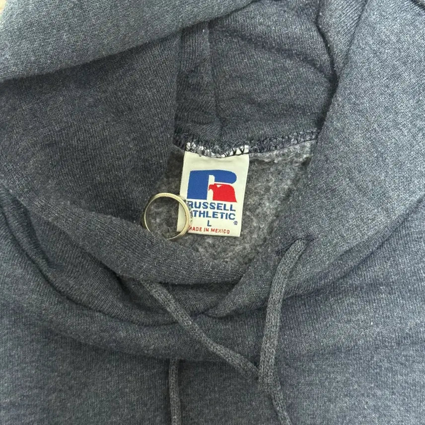 [BUNJANG] 00s Vintage Russell Athletic Navy/Grey Hoodie / (L) 00s 빈티지 러셀 애슬레틱 네이비,그레이 후드