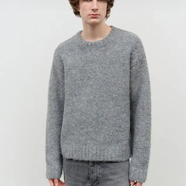 [BUNJANG] [M] 던스트 클라우드 부클레 스웨터 멜란지 그레이 / [M] 던스트 클라우드 부클레 스웨터 멜란지 그레이