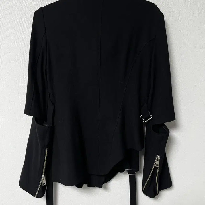 [BUNJANG] System High Neck Black Jacket / 한섬 시스템 SYSTEM 하이넥 블랙 재킷